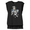 Women's Flowy Muscle Tee With Rolled Cuffs Thumbnail