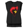 Women's Flowy Muscle Tee With Rolled Cuffs Thumbnail