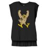 Women's Flowy Muscle Tee With Rolled Cuffs Thumbnail