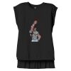 Women's Flowy Muscle Tee With Rolled Cuffs Thumbnail