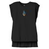 Women's Flowy Muscle Tee With Rolled Cuffs Thumbnail