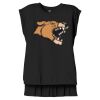 Women's Flowy Muscle Tee With Rolled Cuffs Thumbnail