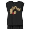 Women's Flowy Muscle Tee With Rolled Cuffs Thumbnail