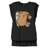 Women's Flowy Muscle Tee With Rolled Cuffs Thumbnail