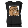 Women's Flowy Muscle Tee With Rolled Cuffs Thumbnail