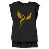 Women's Flowy Muscle Tee With Rolled Cuffs Thumbnail