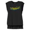 Women's Flowy Muscle Tee With Rolled Cuffs Thumbnail