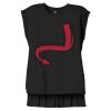 Women's Flowy Muscle Tee With Rolled Cuffs Thumbnail