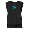 Women's Flowy Muscle Tee With Rolled Cuffs Thumbnail