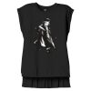 Women's Flowy Muscle Tee With Rolled Cuffs Thumbnail