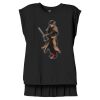 Women's Flowy Muscle Tee With Rolled Cuffs Thumbnail