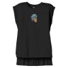 Women's Flowy Muscle Tee With Rolled Cuffs Thumbnail