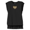 Women's Flowy Muscle Tee With Rolled Cuffs Thumbnail