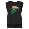 Women's Flowy Muscle Tee With Rolled Cuffs Thumbnail