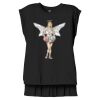 Women's Flowy Muscle Tee With Rolled Cuffs Thumbnail