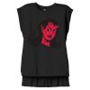Women's Flowy Muscle Tee With Rolled Cuffs Thumbnail