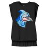 Women's Flowy Muscle Tee With Rolled Cuffs Thumbnail