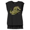 Women's Flowy Muscle Tee With Rolled Cuffs Thumbnail
