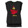Women's Flowy Muscle Tee With Rolled Cuffs Thumbnail