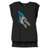 Women's Flowy Muscle Tee With Rolled Cuffs Thumbnail