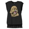 Women's Flowy Muscle Tee With Rolled Cuffs Thumbnail