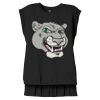 Women's Flowy Muscle Tee With Rolled Cuffs Thumbnail