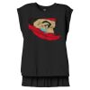 Women's Flowy Muscle Tee With Rolled Cuffs Thumbnail