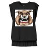 Women's Flowy Muscle Tee With Rolled Cuffs Thumbnail