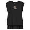 Women's Flowy Muscle Tee With Rolled Cuffs Thumbnail