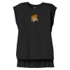 Women's Flowy Muscle Tee With Rolled Cuffs Thumbnail