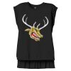 Women's Flowy Muscle Tee With Rolled Cuffs Thumbnail