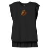Women's Flowy Muscle Tee With Rolled Cuffs Thumbnail