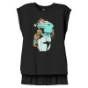 Women's Flowy Muscle Tee With Rolled Cuffs Thumbnail