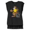 Women's Flowy Muscle Tee With Rolled Cuffs Thumbnail