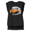 Women's Flowy Muscle Tee With Rolled Cuffs Thumbnail