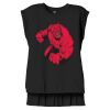 Women's Flowy Muscle Tee With Rolled Cuffs Thumbnail