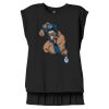 Women's Flowy Muscle Tee With Rolled Cuffs Thumbnail