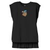 Women's Flowy Muscle Tee With Rolled Cuffs Thumbnail