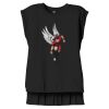 Women's Flowy Muscle Tee With Rolled Cuffs Thumbnail