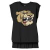 Women's Flowy Muscle Tee With Rolled Cuffs Thumbnail