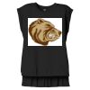 Women's Flowy Muscle Tee With Rolled Cuffs Thumbnail