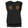 Women's Flowy Muscle Tee With Rolled Cuffs Thumbnail