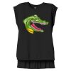 Women's Flowy Muscle Tee With Rolled Cuffs Thumbnail
