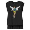Women's Flowy Muscle Tee With Rolled Cuffs Thumbnail