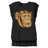 Women's Flowy Muscle Tee With Rolled Cuffs Thumbnail