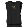 Women's Flowy Muscle Tee With Rolled Cuffs Thumbnail