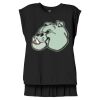 Women's Flowy Muscle Tee With Rolled Cuffs Thumbnail