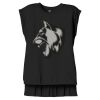 Women's Flowy Muscle Tee With Rolled Cuffs Thumbnail
