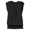 Women's Flowy Muscle Tee With Rolled Cuffs Thumbnail