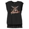Women's Flowy Muscle Tee With Rolled Cuffs Thumbnail